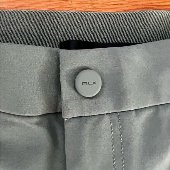 NWT RLX Ralph Lauren Womens Golf Pants Cuffed Stretch Pocket Green Size Medium - Picture 6 of 10